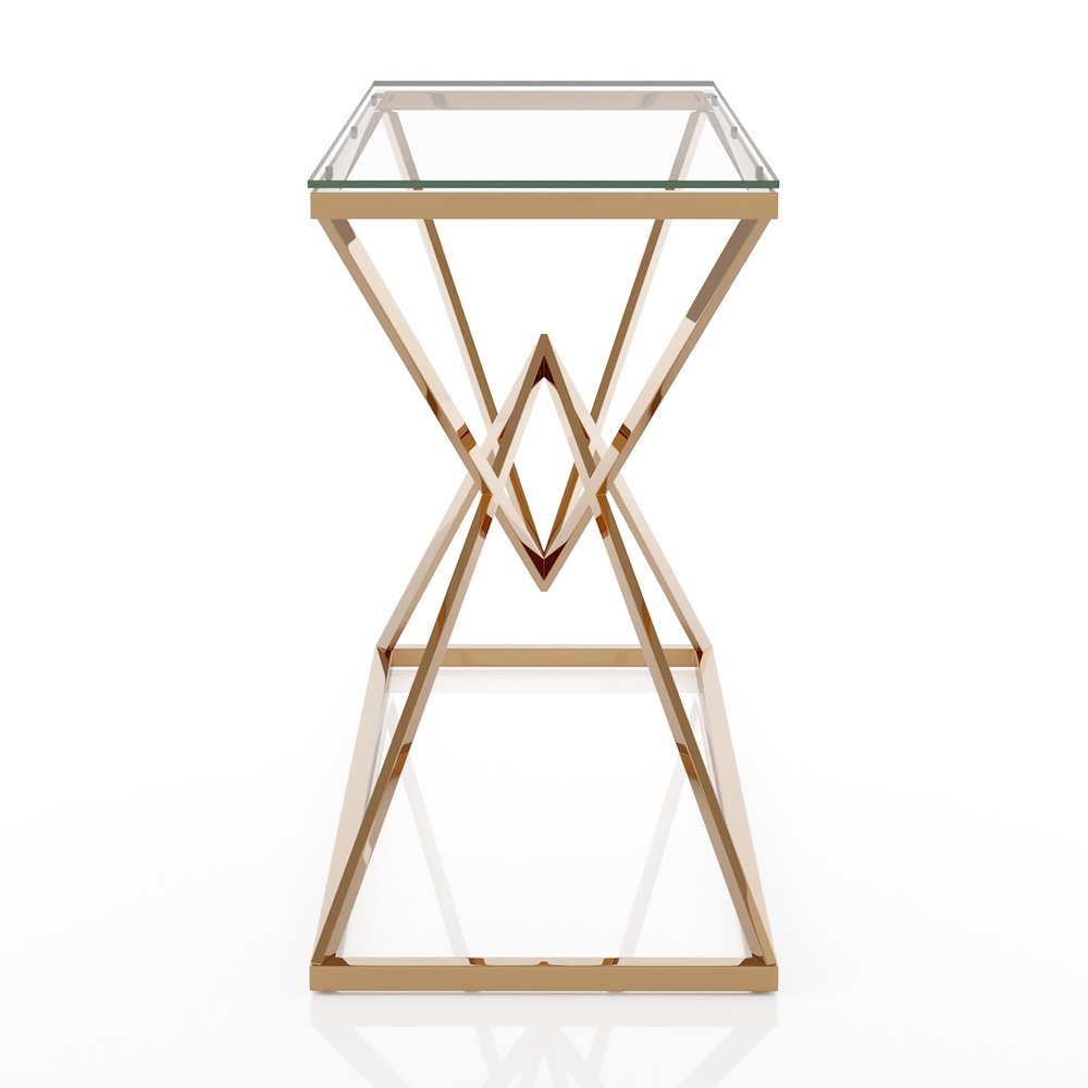 Cazzanarro Contemporary Metal Sofa Table. Picture 3