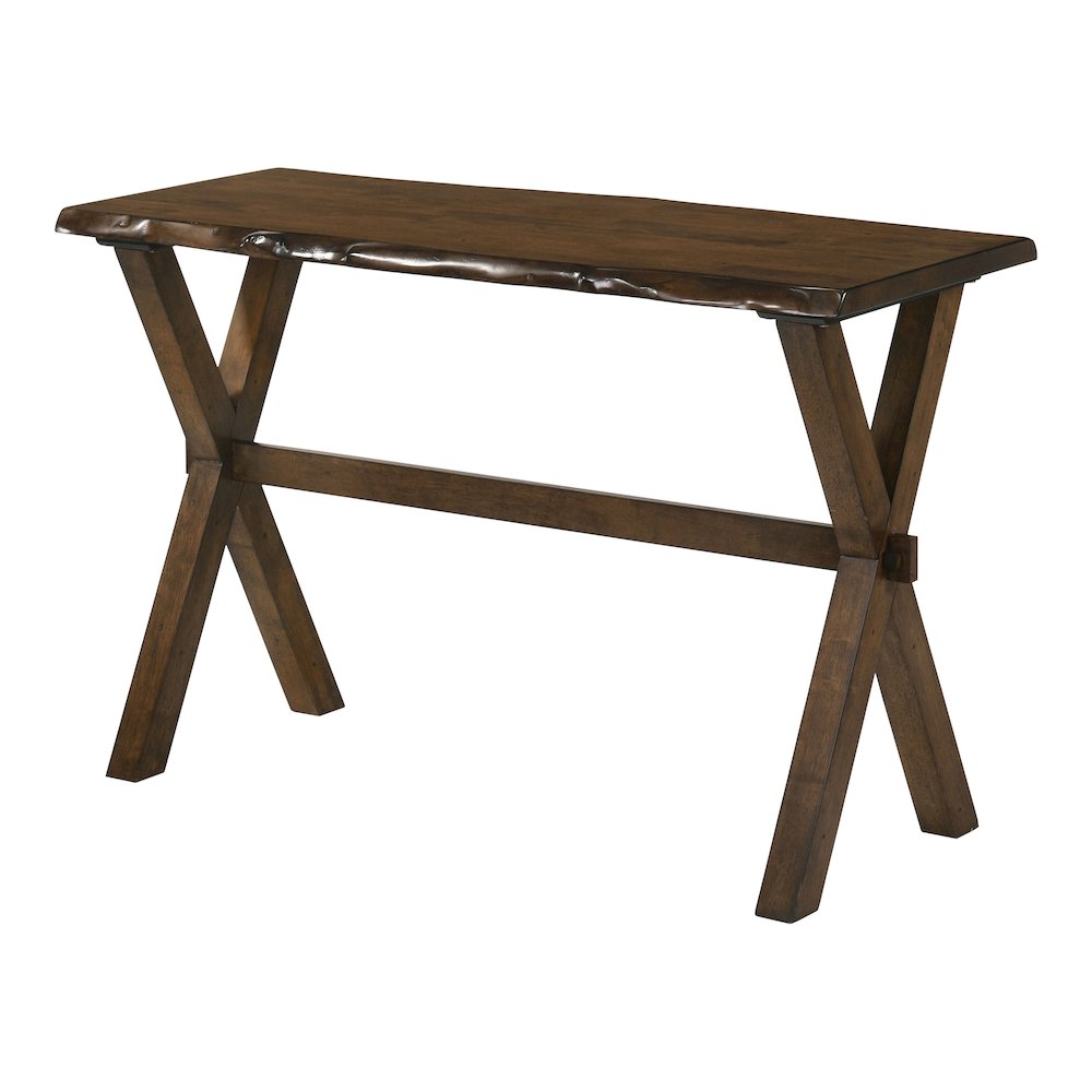 Bradden Transitional Solid Wood Console Table in Walnut. Picture 1