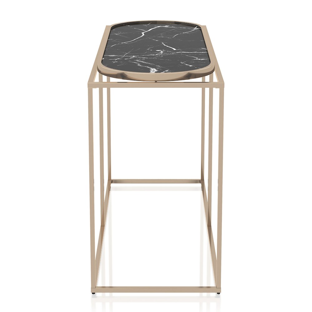Abair Contemporary Metal Console Table. Picture 3