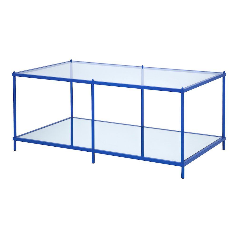 Mendry Metal 1-Shelf Coffee Table. Picture 1