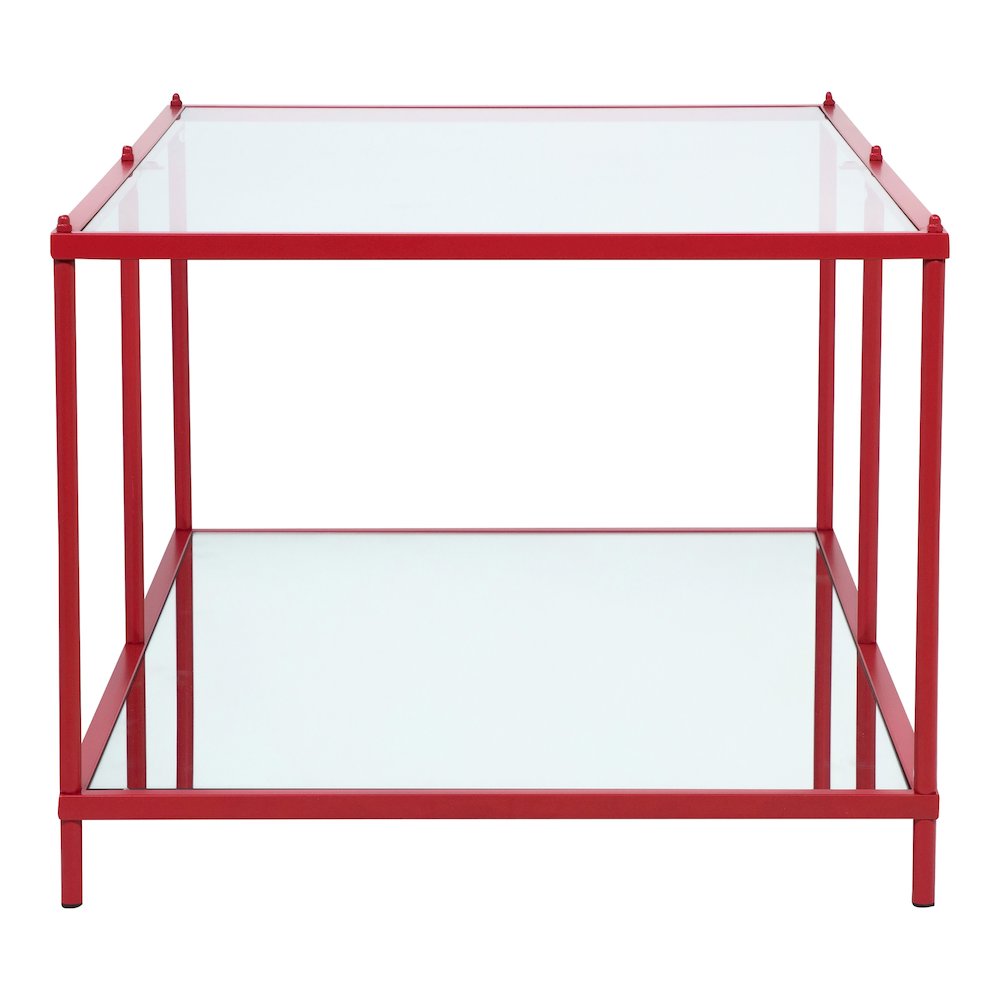 Mendry Metal 1-Shelf Coffee Table. Picture 1