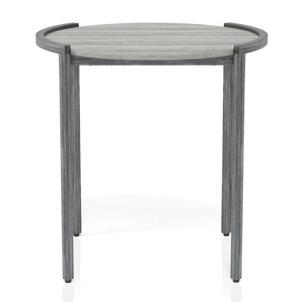 Mordicai Metal 2-Piece Coffee Table Set in Light Gray. Picture 1
