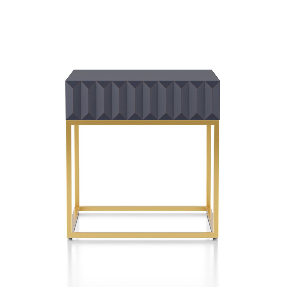 Giffore Metal 1-Drawer End Table. Picture 2