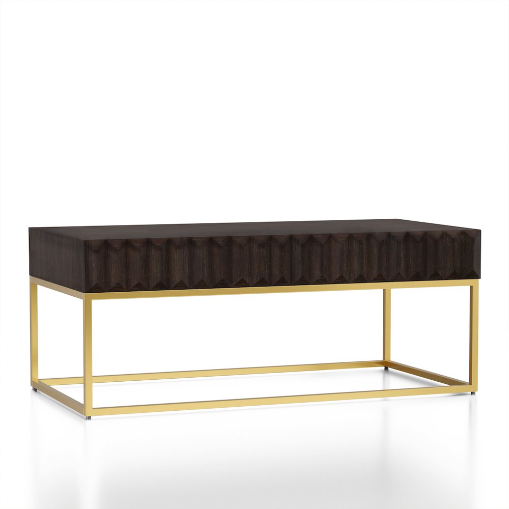 Giffore Metal 2-Drawer Coffee Table. Picture 1