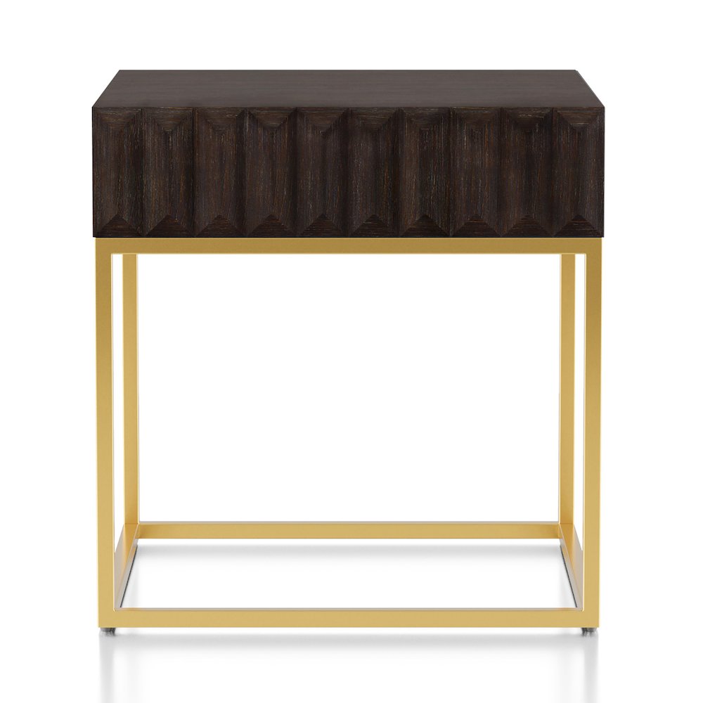 Giffore Metal 1-Drawer End Table. Picture 4