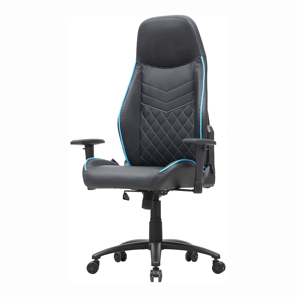 Aguil Faux Leather Adjustable Gaming Chair. Picture 1