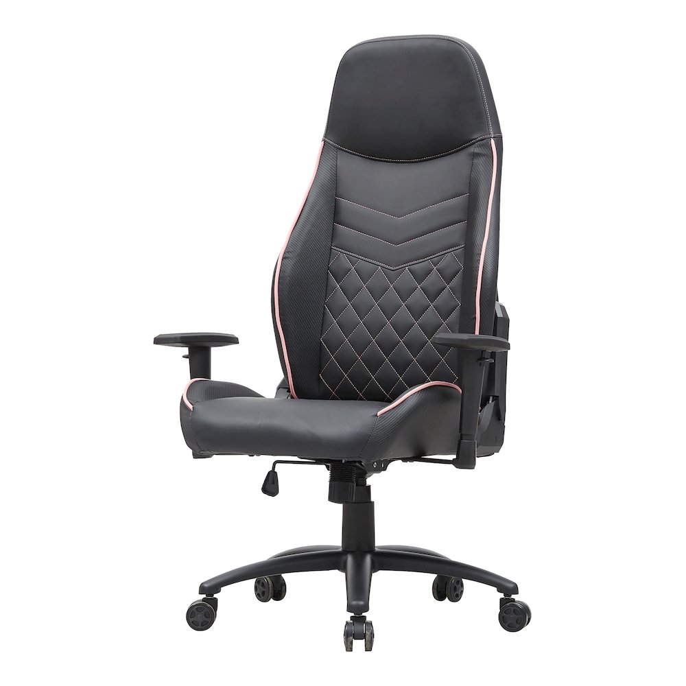 Aguil Faux Leather Adjustable Gaming Chair. Picture 1