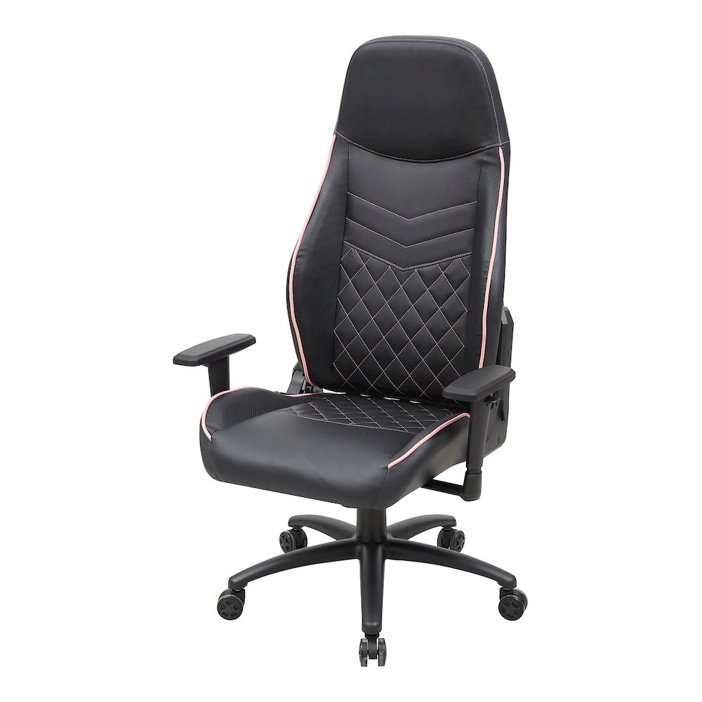 Aguil Faux Leather Adjustable Gaming Chair. Picture 3
