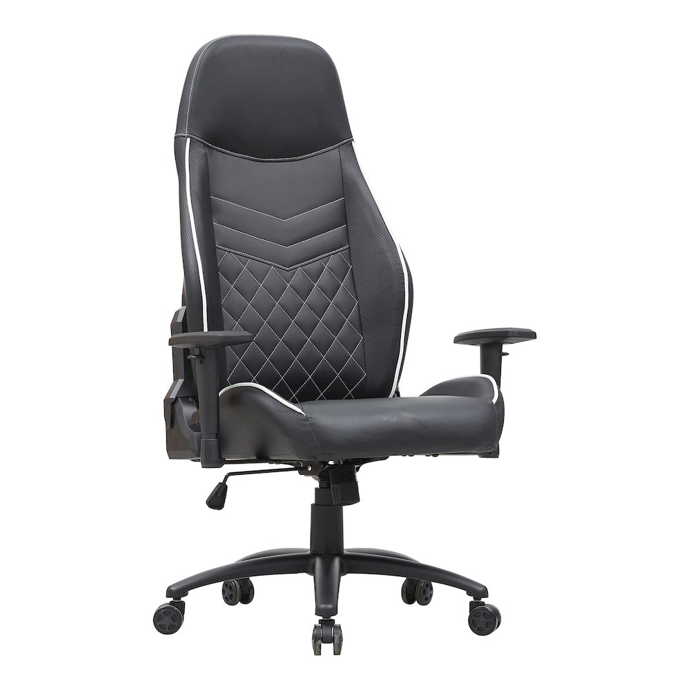 Aguil Faux Leather Adjustable Gaming Chair. Picture 1