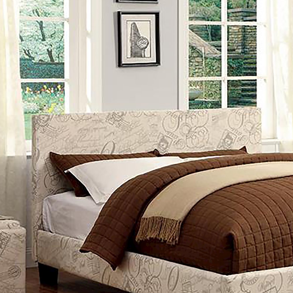 Ramone Contemporary Fabric Headboard. Picture 3
