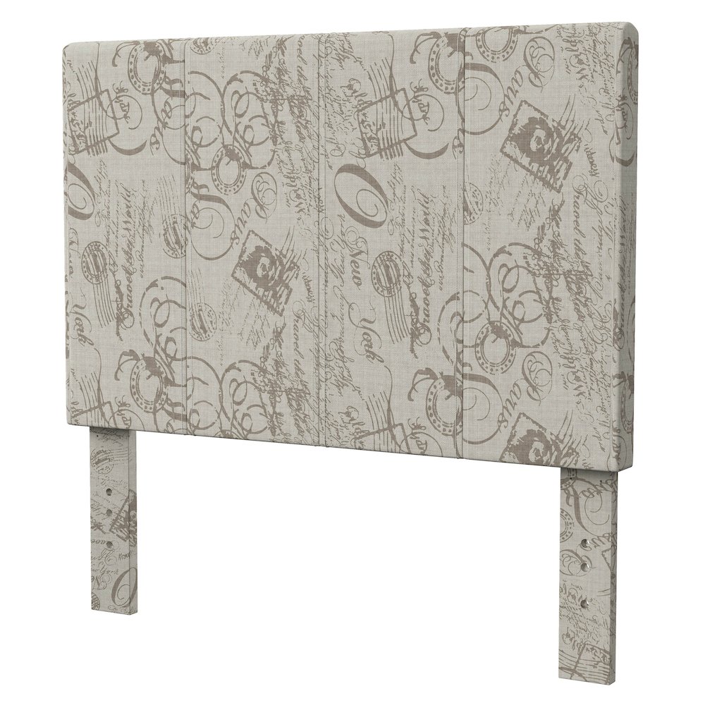 Ramone Contemporary Fabric Headboard. Picture 1