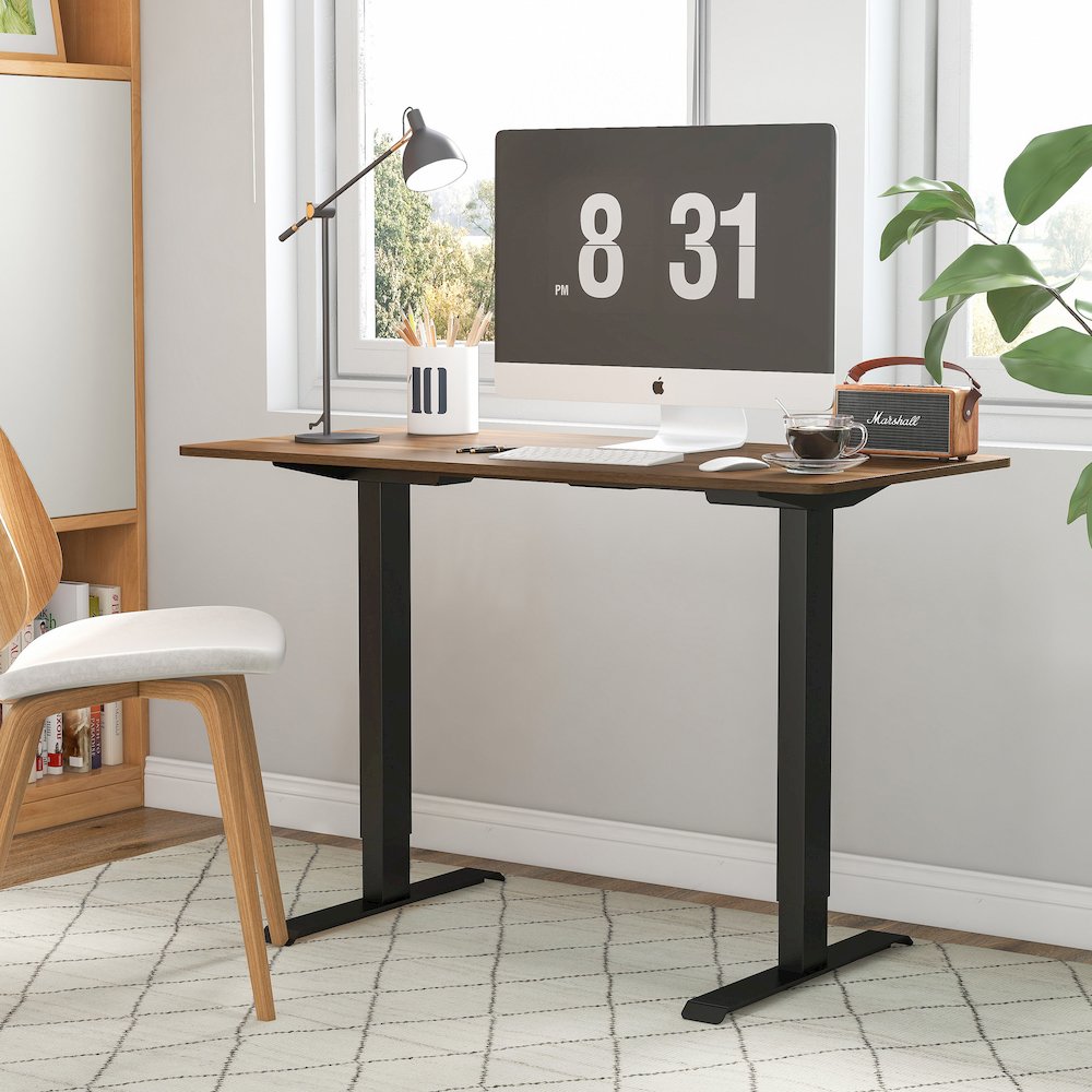 Tilah Metal Height Adjustable Office Desk. Picture 4