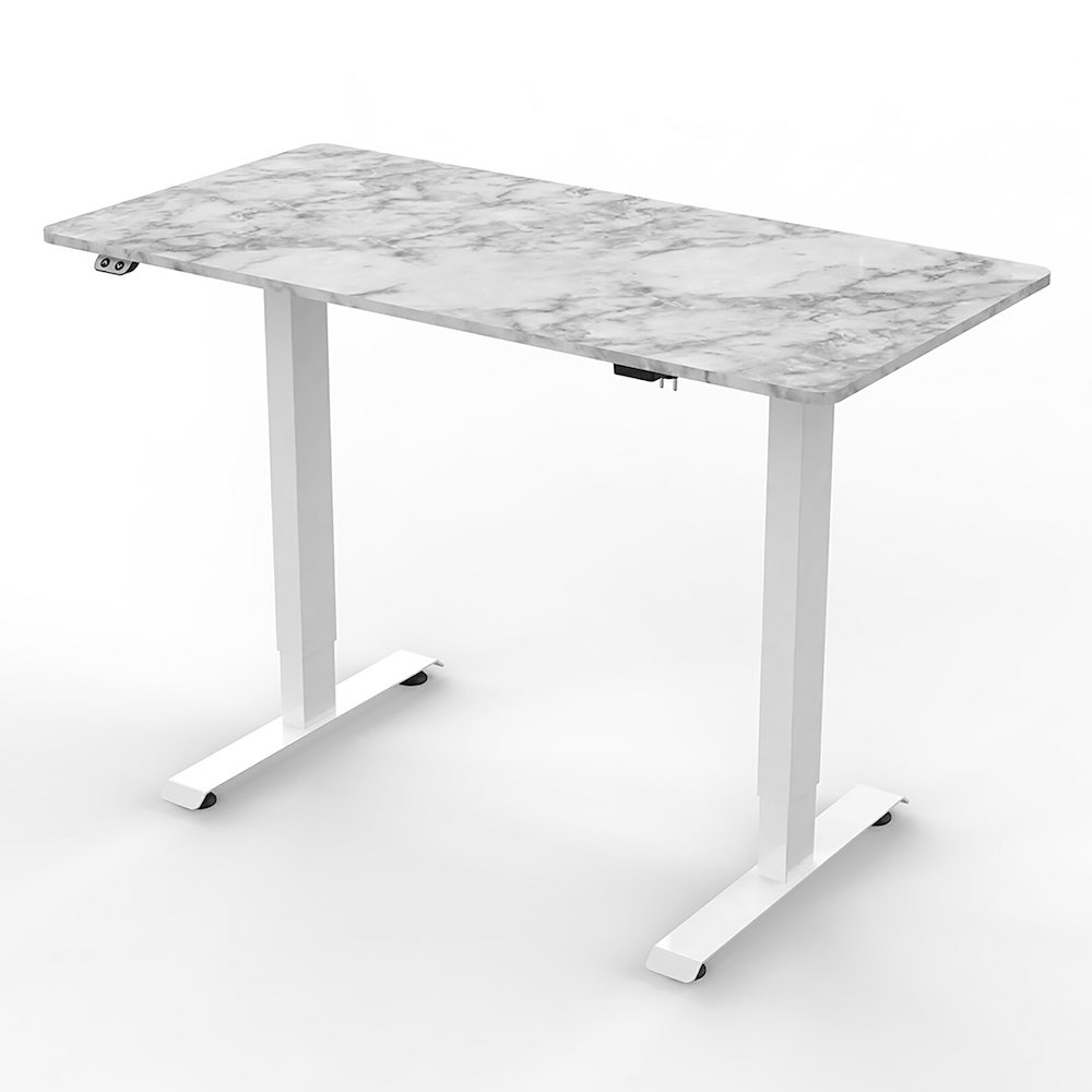Tilah Metal Height Adjustable Office Desk. Picture 1