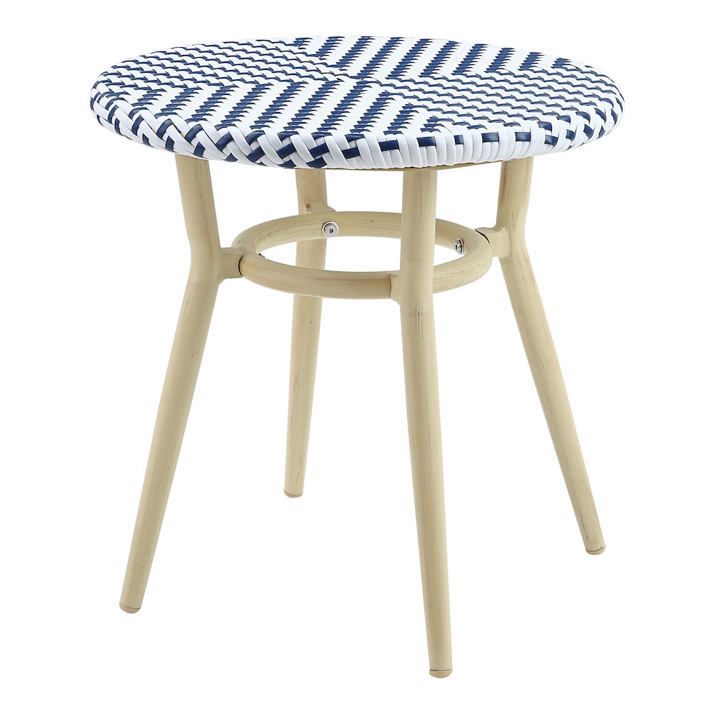 Dakie Aluminum 3-Piece Patio Kids Chair and Table Set. Picture 2