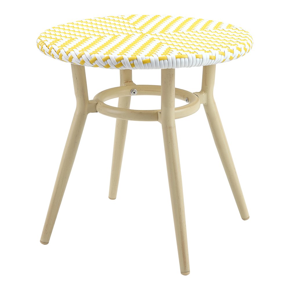 Dakie Aluminum 3-Piece Patio Kids Chair and Table Set. Picture 2