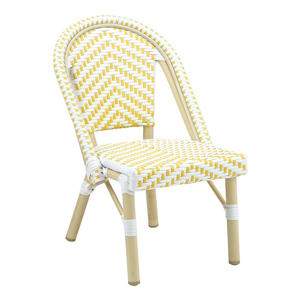 Dakie Aluminum 3-Piece Patio Kids Chair and Table Set. Picture 3