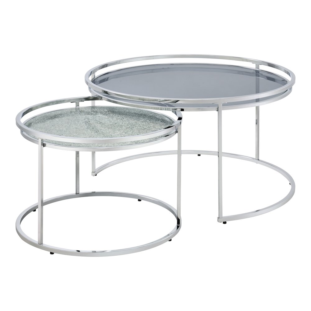 Belmont Metal 2-Piece Nesting Table Set. Picture 1