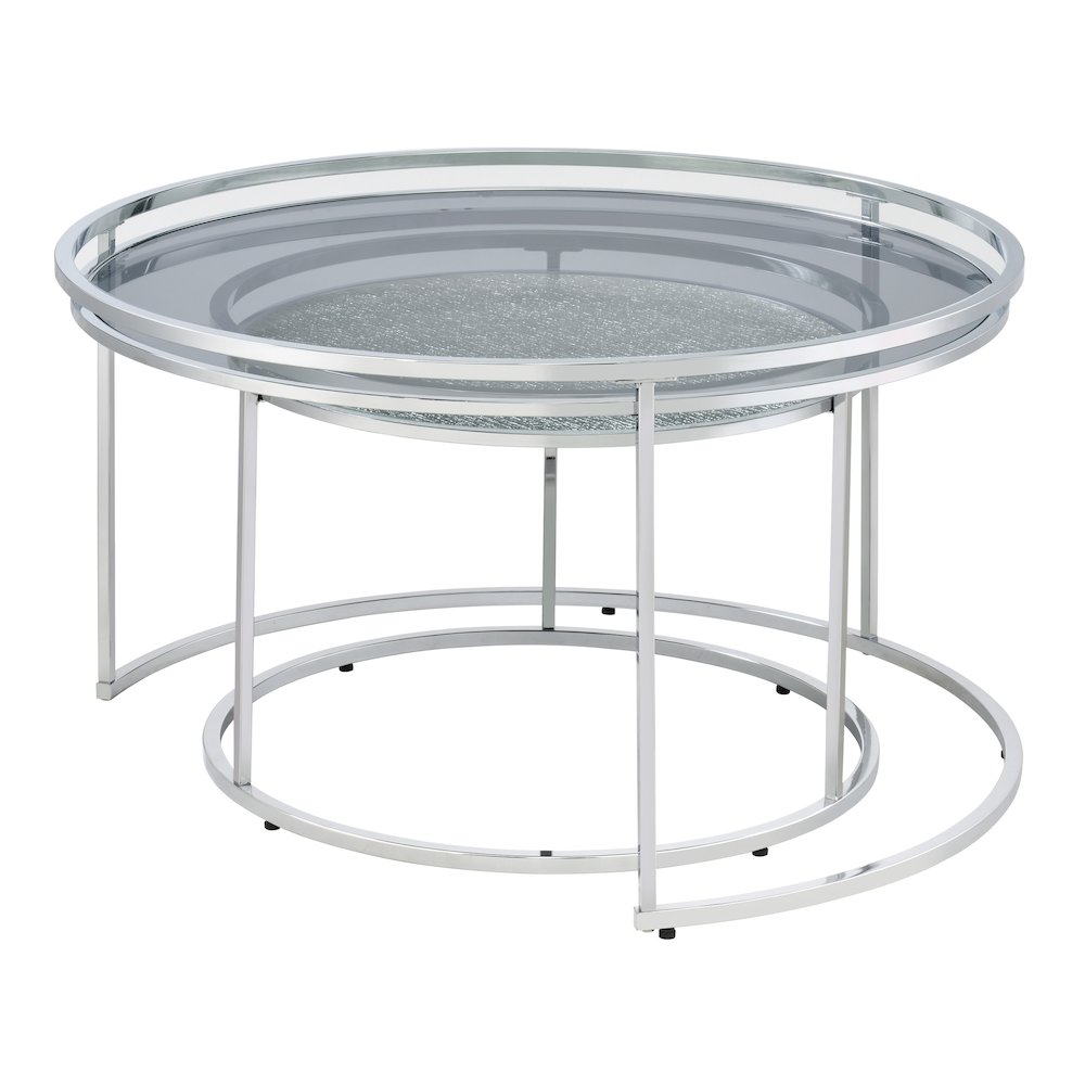 Belmont Metal 2-Piece Nesting Table Set. Picture 2