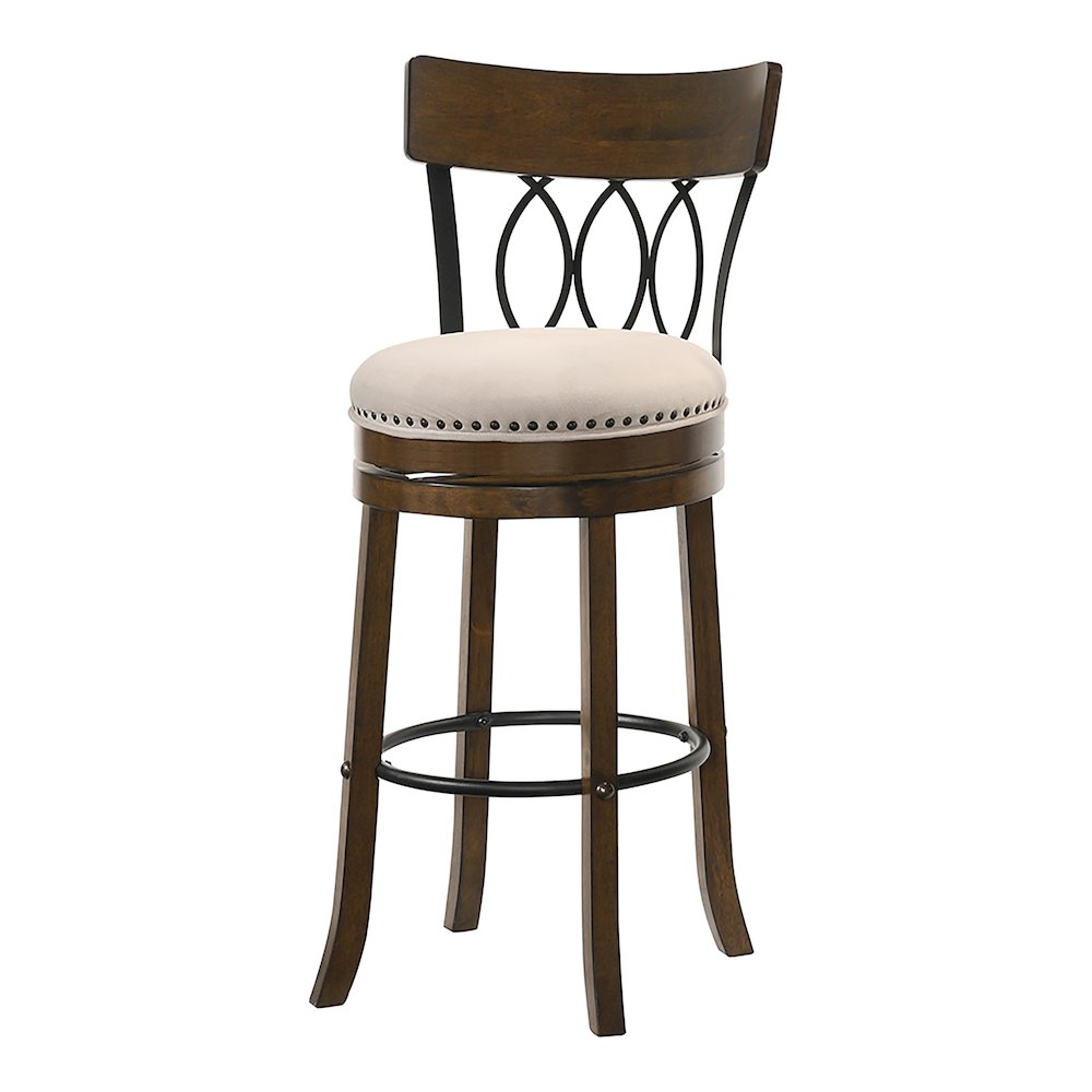Beka Wood 29-inch Swivel Bar Stool (Set of 2). Picture 2