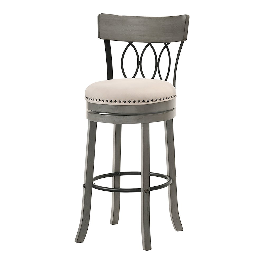 Beka Wood 29-inch Swivel Bar Stool (Set of 2). Picture 2