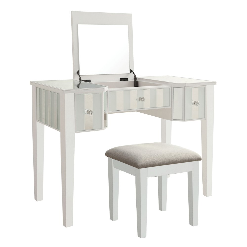 Modaz Wood Flip-Top 3-Piece Vanity Set. Picture 1