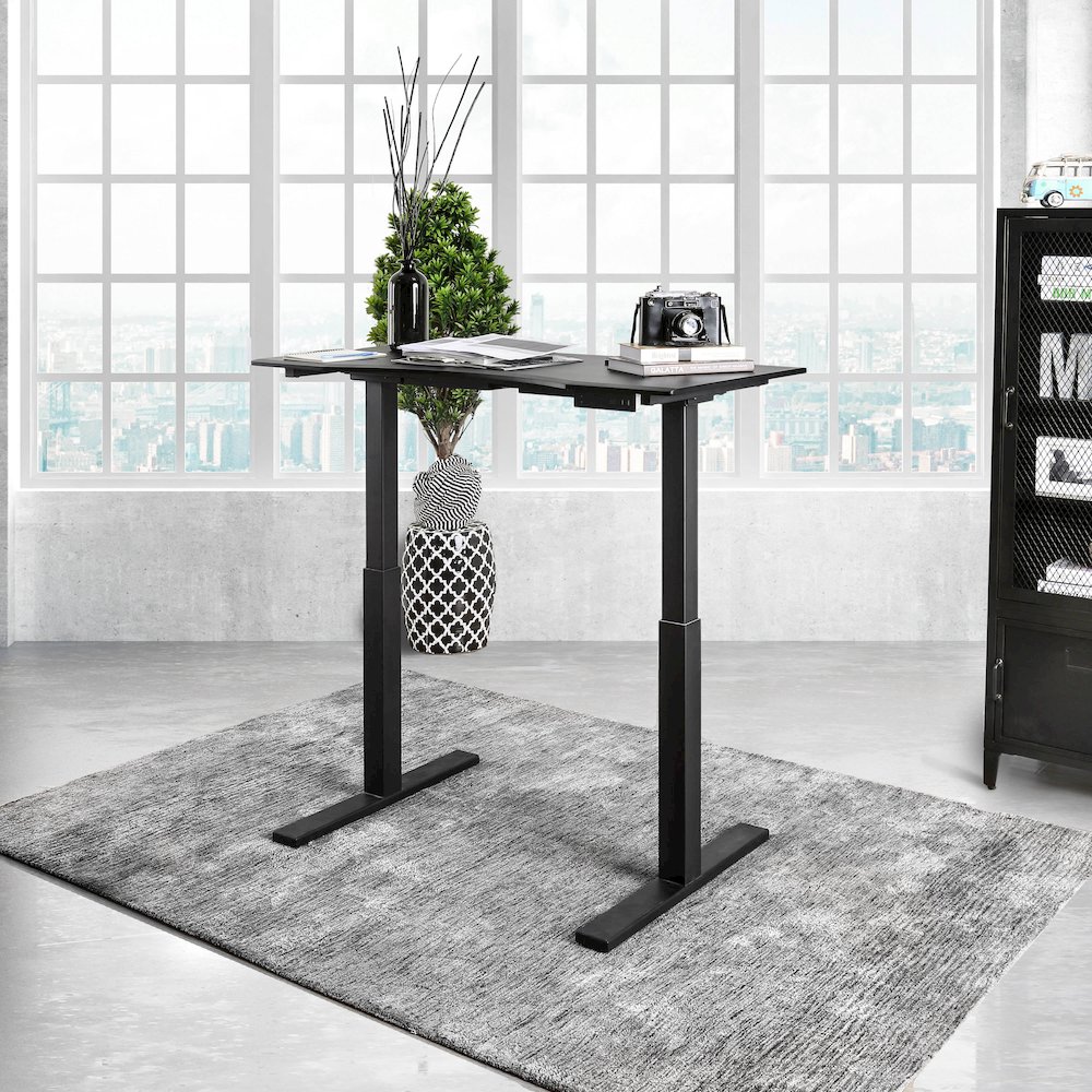 Seantay Metal Adjustable Short Desk with USB. Picture 3