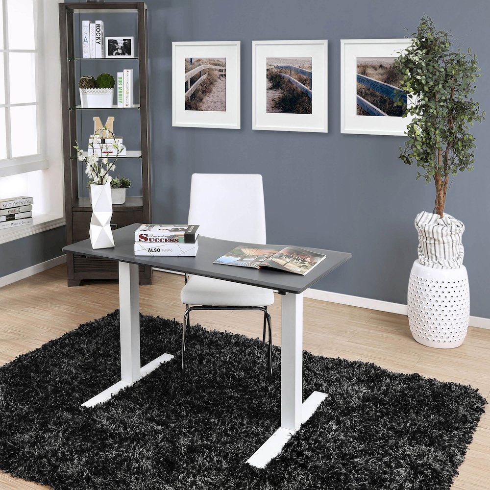 Seantay Metal Adjustable Short Desk with USB. Picture 2