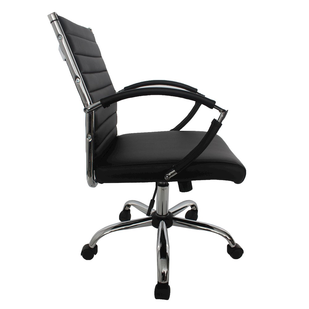 Damse Faux Leather Adjustable Office Chair. Picture 4
