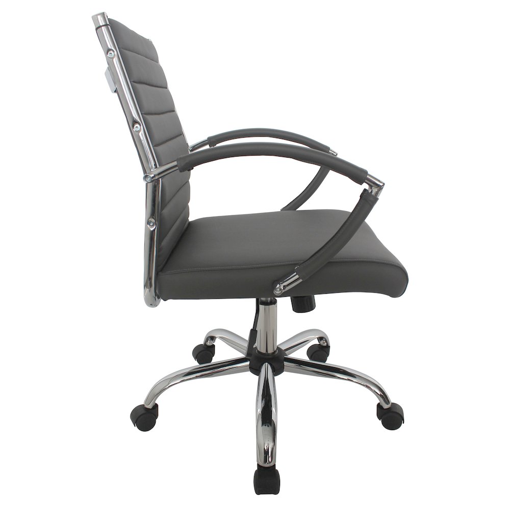 Damse Faux Leather Adjustable Office Chair. Picture 2