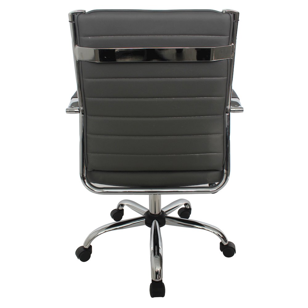 Damse Faux Leather Adjustable Office Chair. Picture 3
