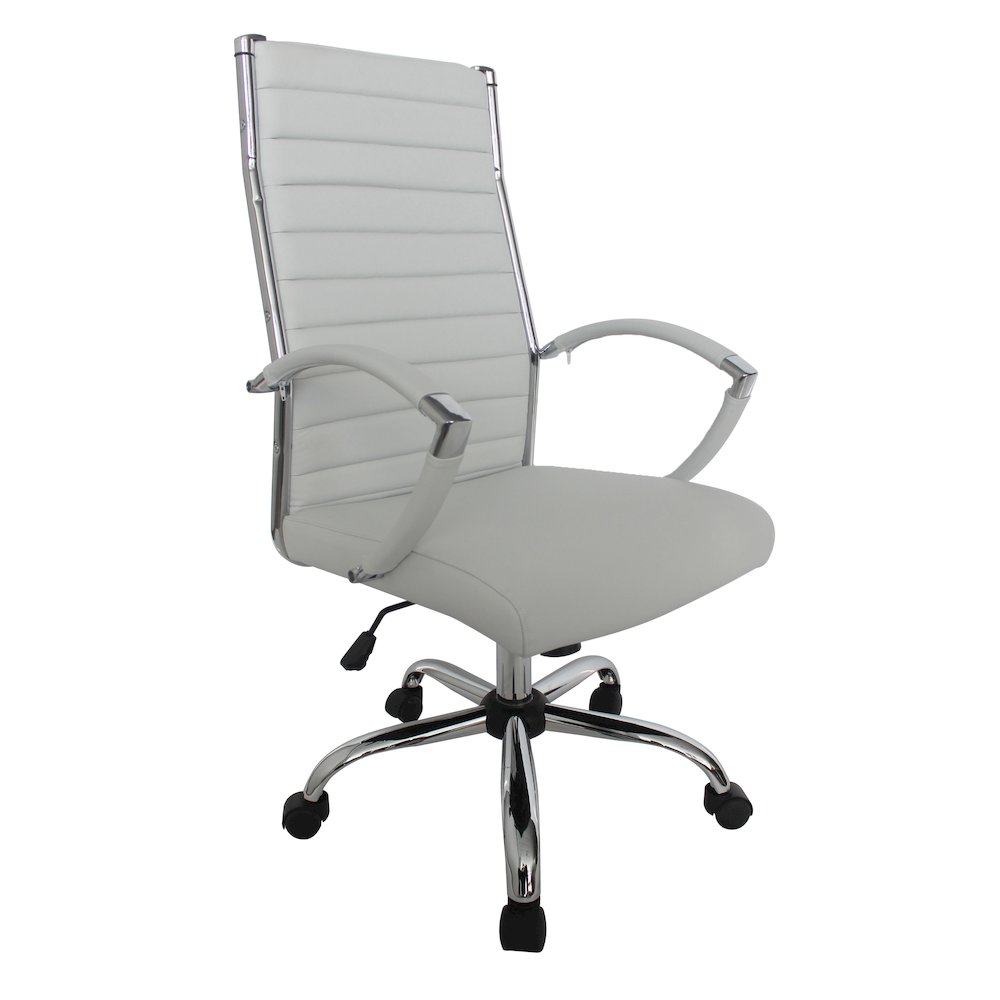 Damse Faux Leather Adjustable Office Chair. Picture 1