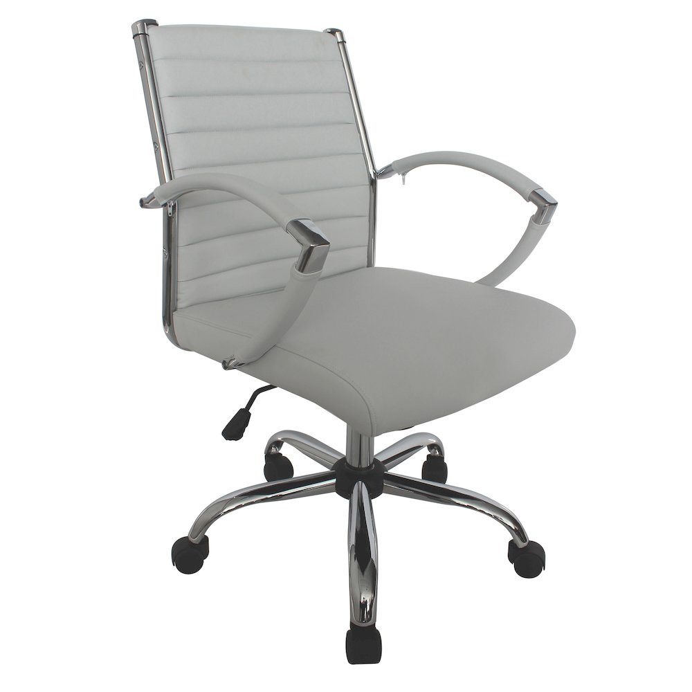 Damse Faux Leather Adjustable Office Chair. Picture 1