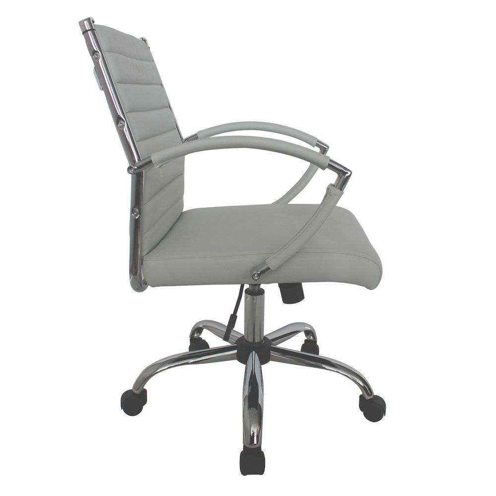 Damse Faux Leather Adjustable Office Chair. Picture 4