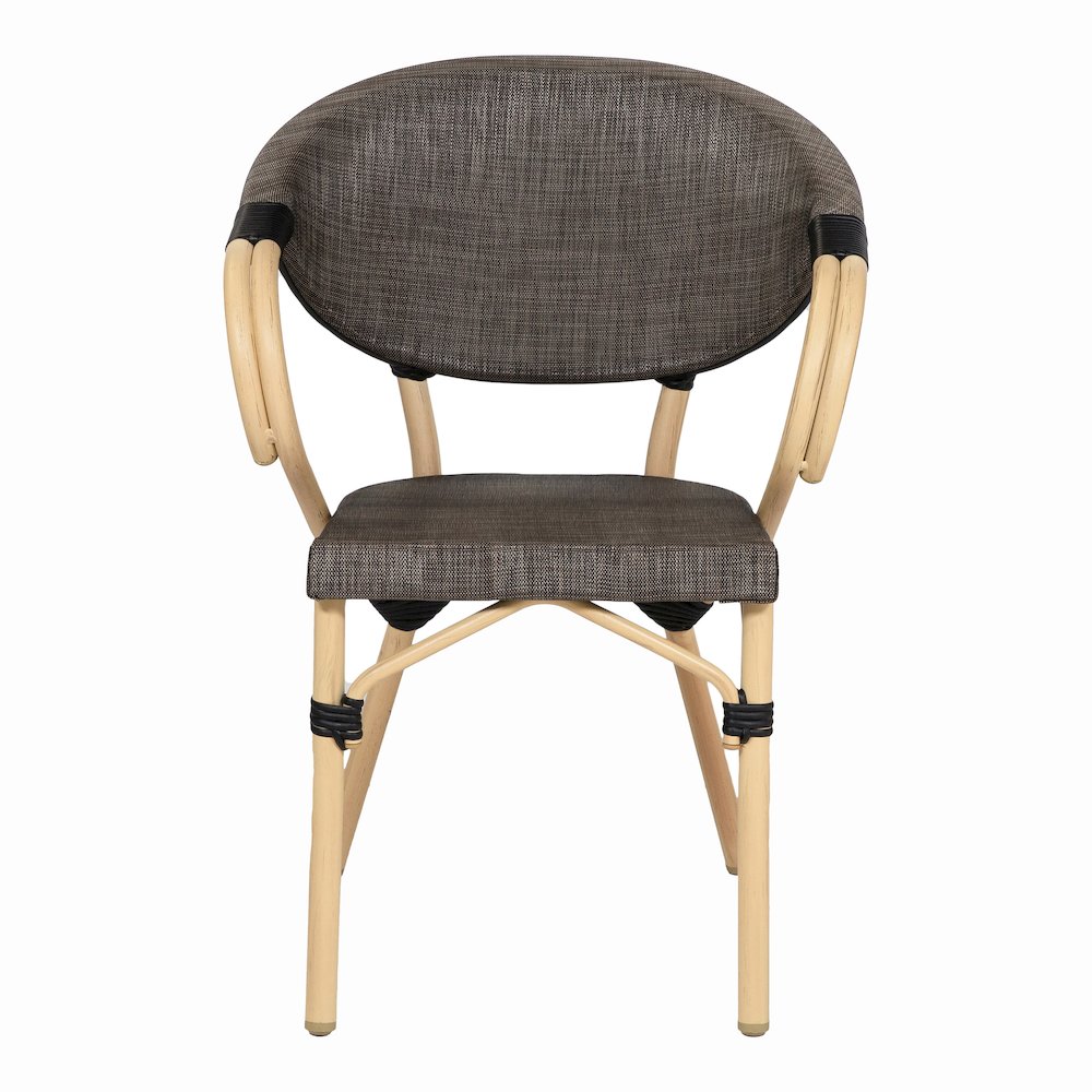 Borda Aluminum Patio Arm Chair (Set of 2). Picture 2