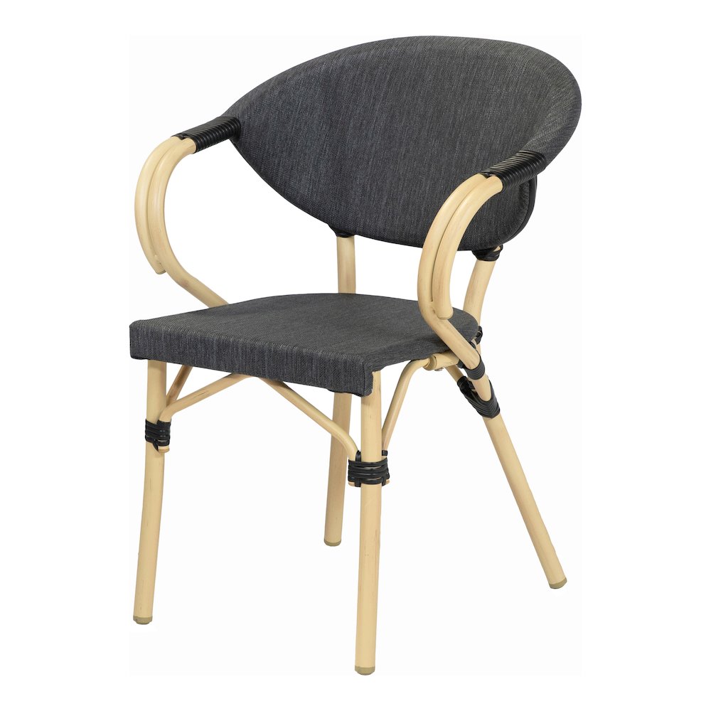 Borda Aluminum Patio Arm Chair (Set of 2). Picture 2