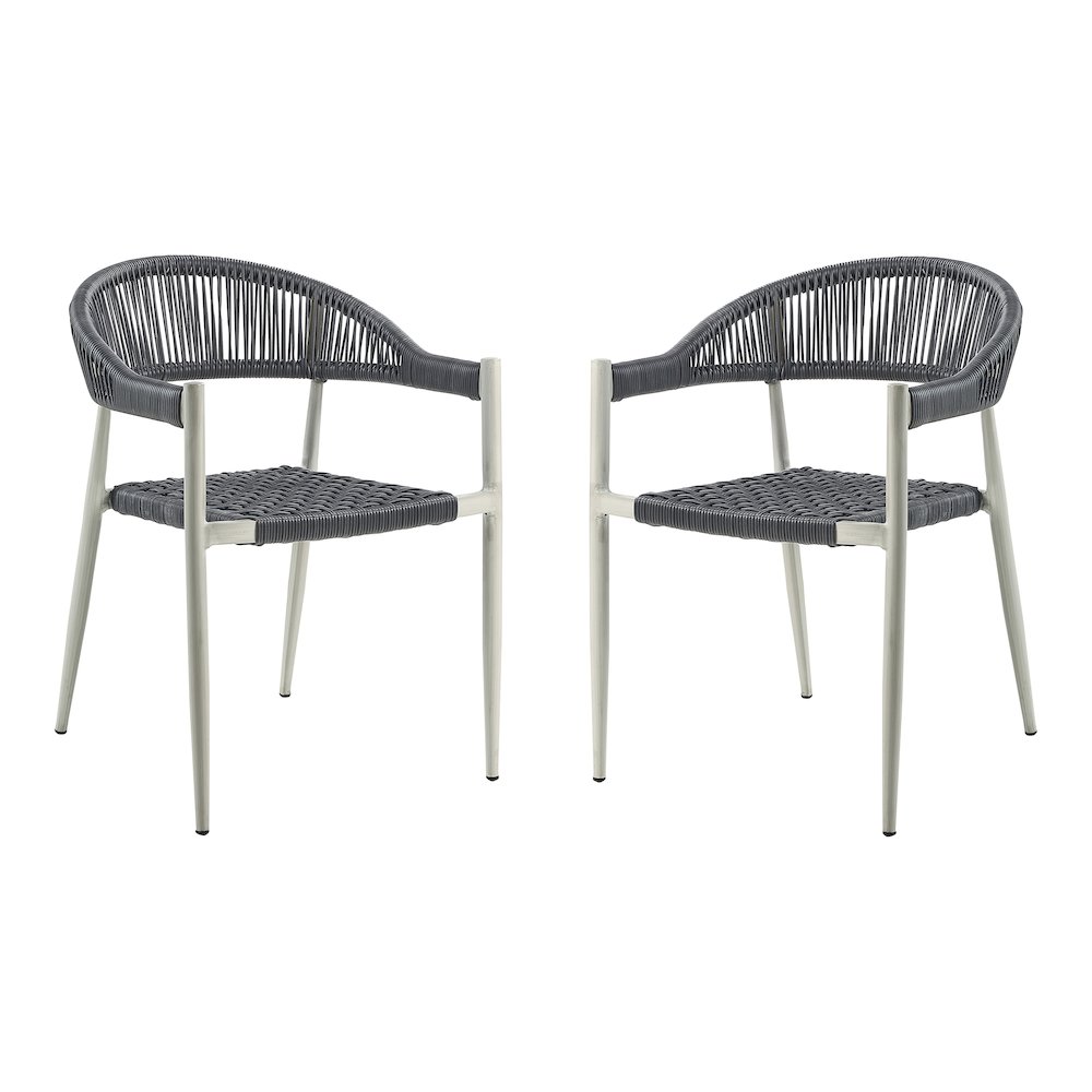 Clark Aluminum Patio Dining Chair (Set of 2). Picture 1