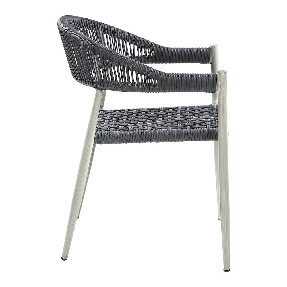 Clark Aluminum Patio Dining Chair (Set of 2). Picture 3
