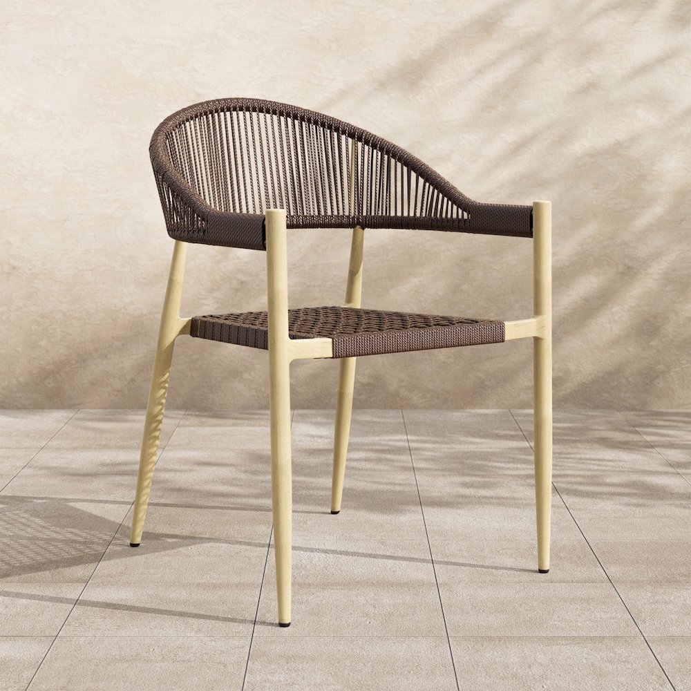 Clark Aluminum Patio Dining Chair (Set of 2). Picture 4