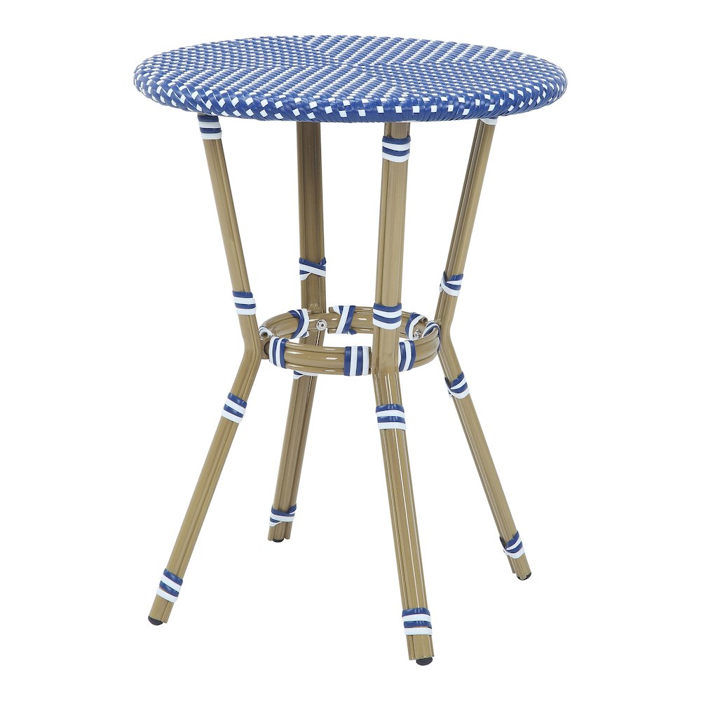 Hamner Aluminum 3-Piece Outdoor Bistro Table and Chair Set. Picture 2