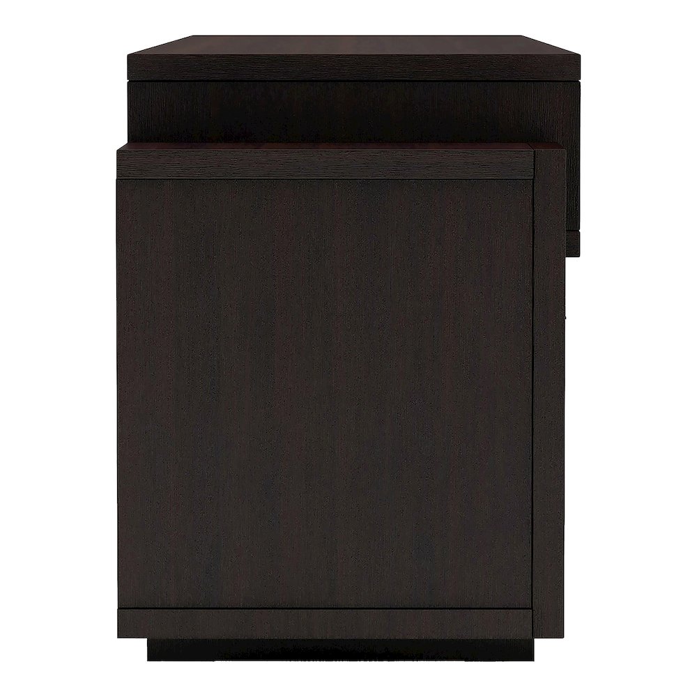Santex Contemporary Wood 60-Inch TV Stand in Cappuccino. Picture 3