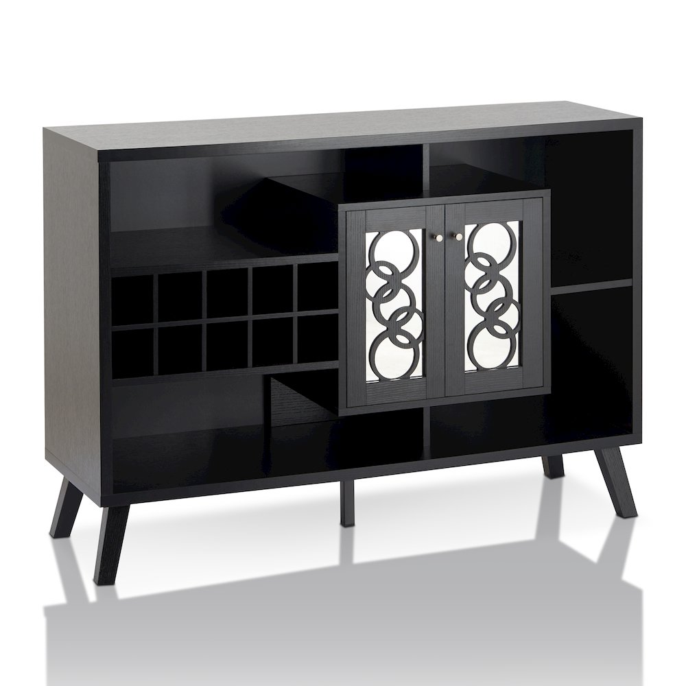Rewest Wood Multi-Storage Buffet in Cappuccino. Picture 4