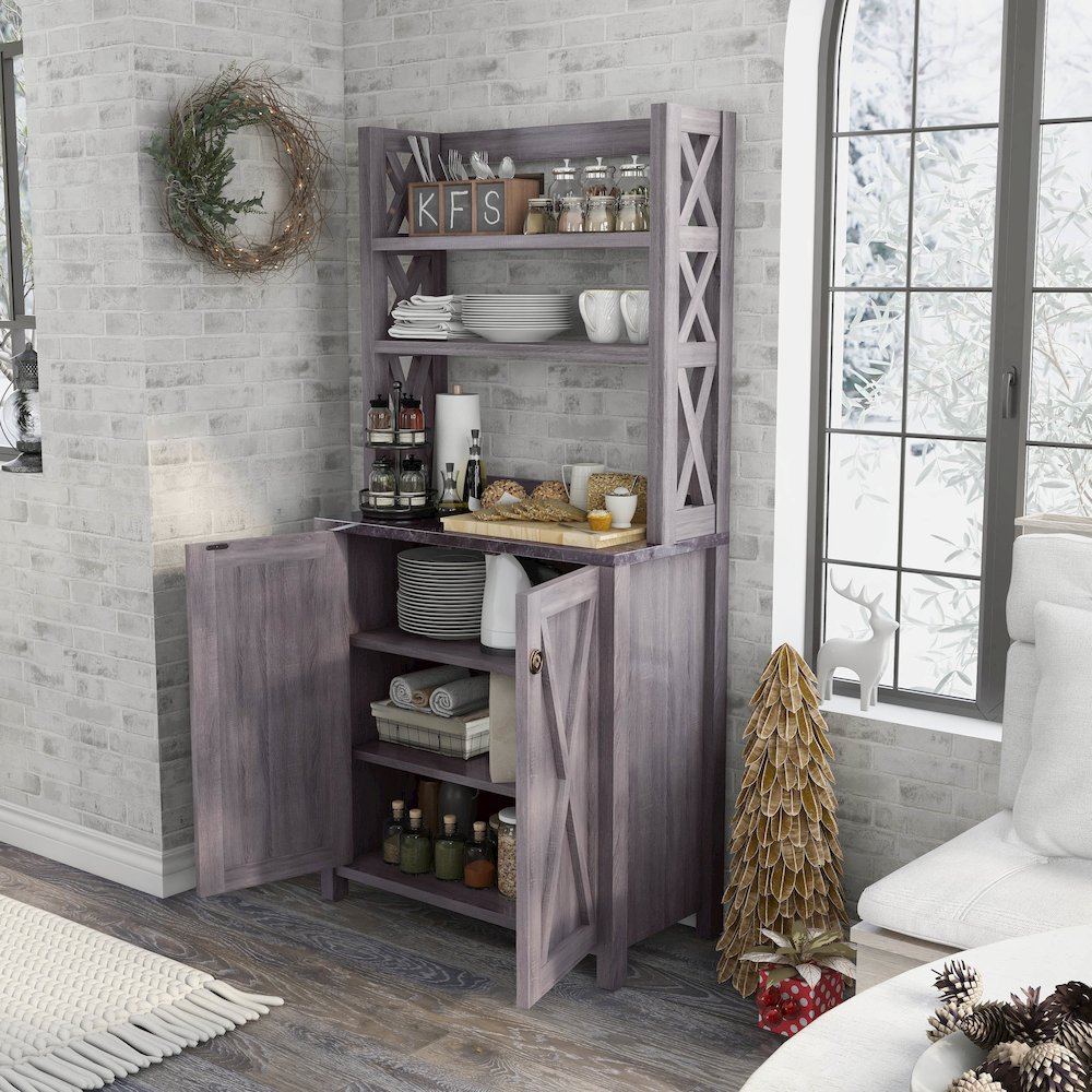 Schuetz Wood Multi-Storage Baker Rack. Picture 5
