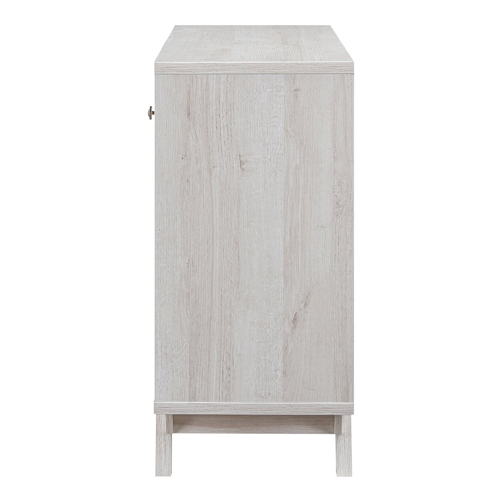 Tannery Wood Multi-Storage Buffet in White Oak. Picture 3