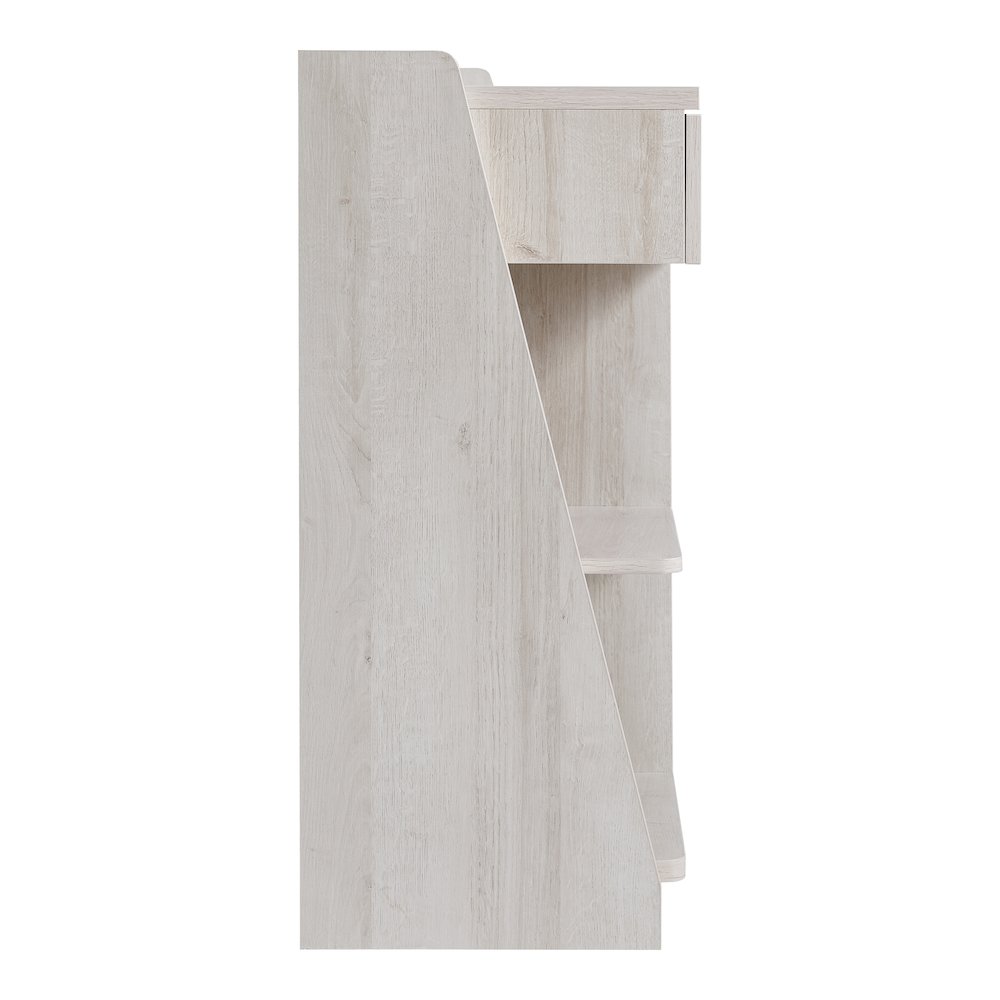 Flyn Wood Multi-Storage Wine Cabinet in White Oak. Picture 3