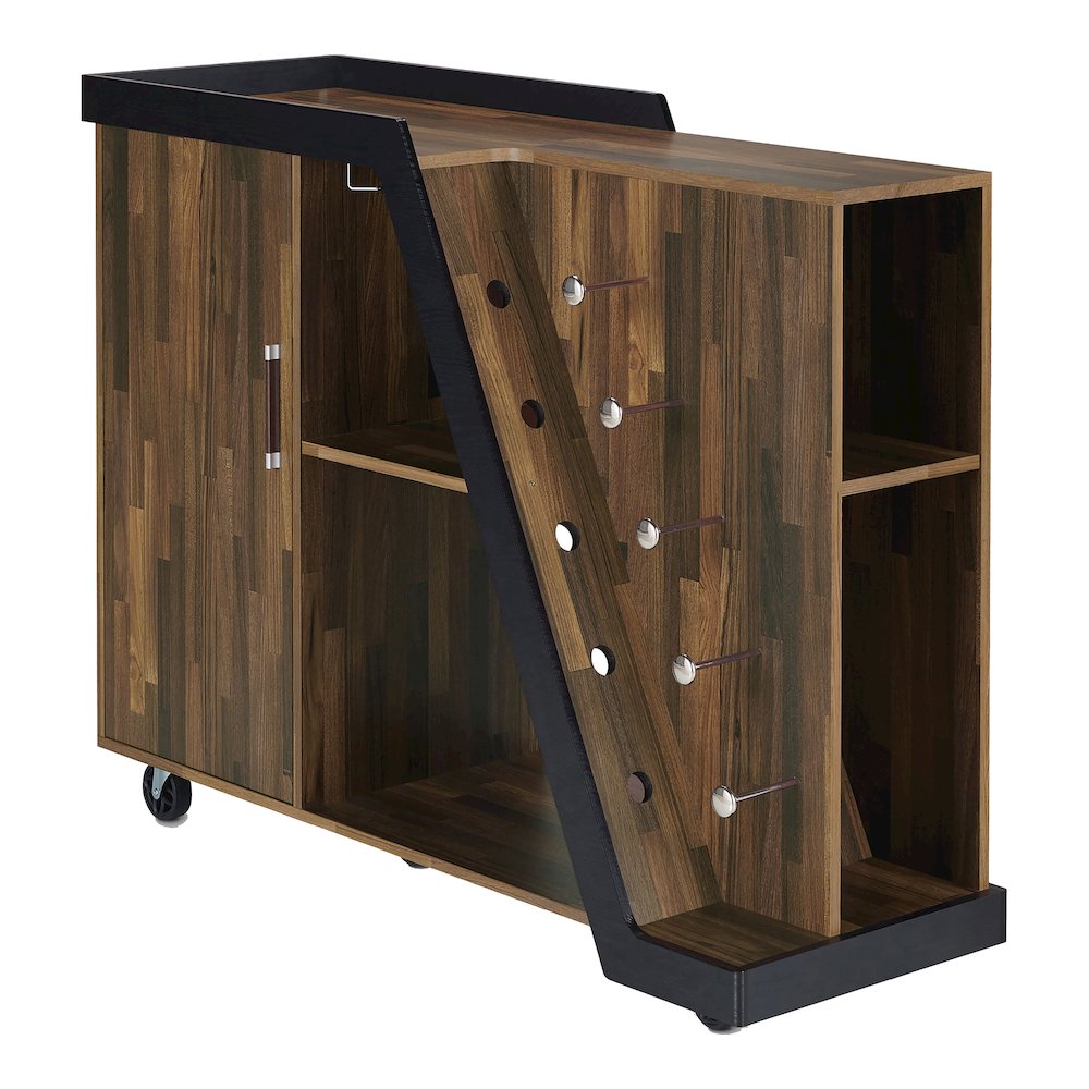 Ando Wood Buffet with Casters in Light Hickory Brown. Picture 3