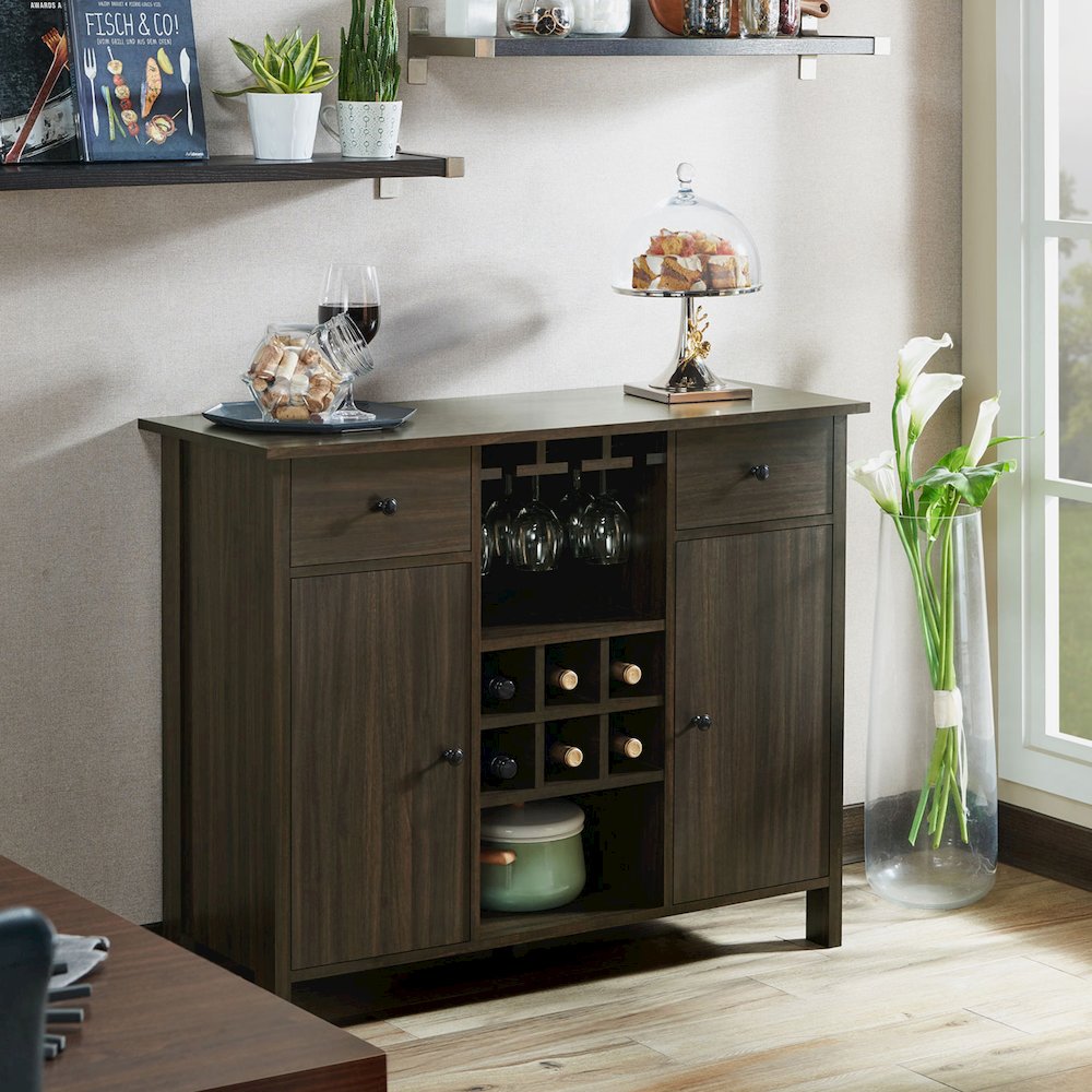 Claus Wood Multi-Storage Buffet Server. Picture 4