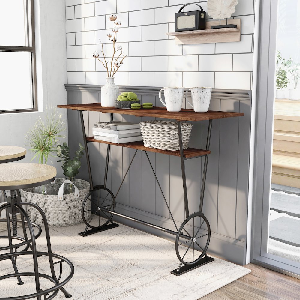 Cera Metal 1-Shelf Bar Table. Picture 1