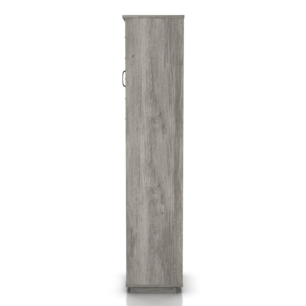 Scandi Wood Tower Cabinet. Picture 2
