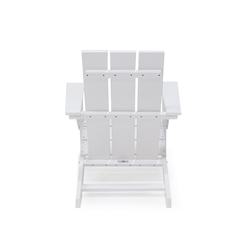 Arcadia HDPE Outdoor Adirondack Chair, Gray. Picture 6
