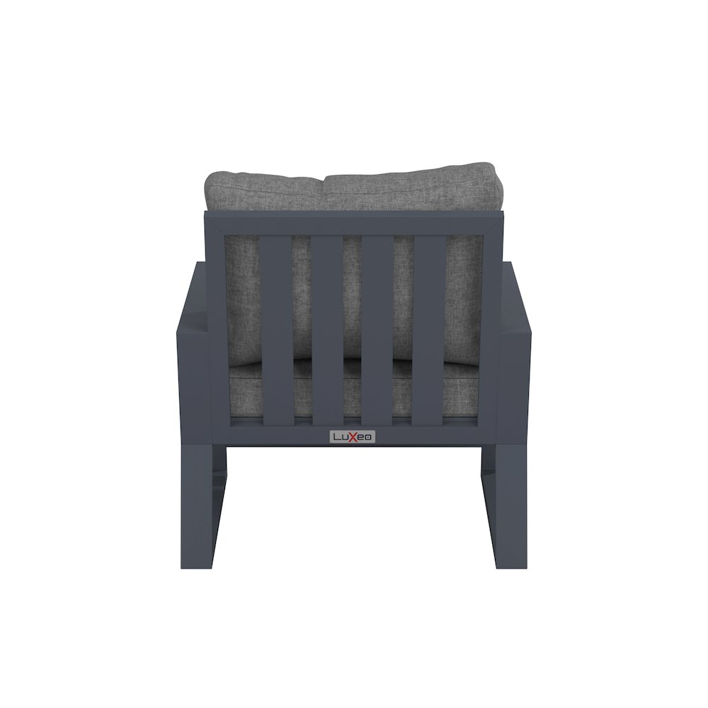 Malibu Deep Seating Conversation Set, Gray ( 3-Piece). Picture 8